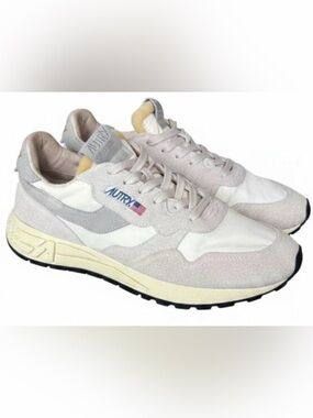 Autry Reelwind Low Top Sneakers EU 44 / US 10.5 Cream Gray